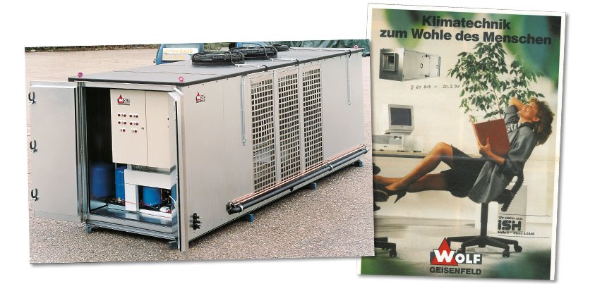 1995 HLK Klimageraet mit integrierter Kaeltetechnik