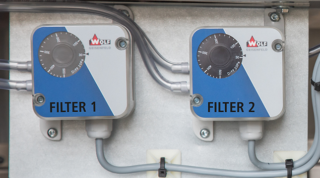 WOLF Luftreiniger XL Filter 1 und Filter 2
